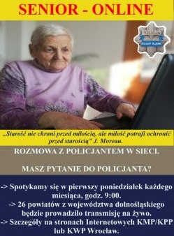 W dniu 7 lutego  zapraszamy na Senior On Line.