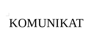 KOMUNIKAT