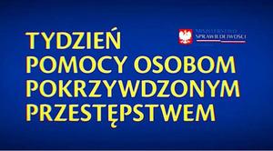 Tydzień Pomocy Osobom Pokrzywdzonym Przestępstwem.