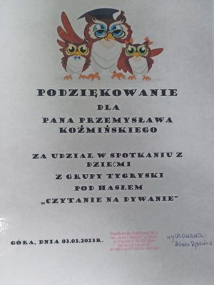 „Czytanie na dywanie”