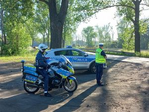 Policyjne motory na drogach powiatu górowskiego