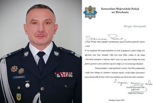 Życzenia Komendanta Wojewódzkiego Policji we Wrocławiu z okazji Dnia Kobiet