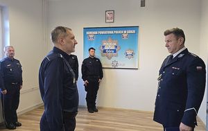 Ślubowanie nowo przyjętych funkcjonariuszy