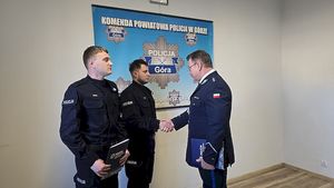 Ślubowanie nowo przyjętych funkcjonariuszy