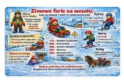 Zimowe ferie – baw się mądrze i wróć do domu bezpiecznie!