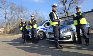 Policyjne działania z wykorzystaniem drona oraz wideorejestratora na terenie powiatu górowskiego